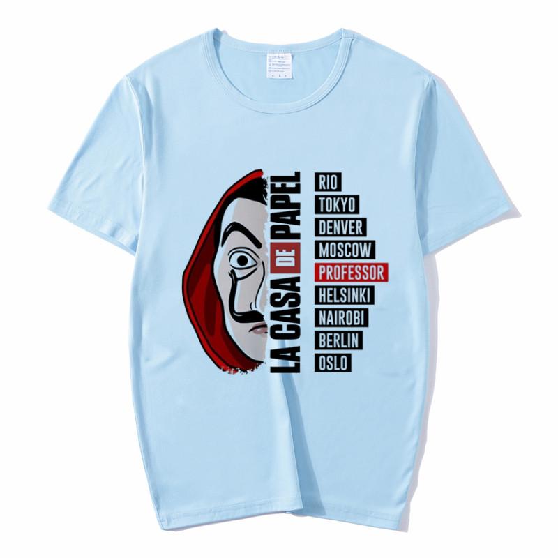 La Casa De Papel T Shirt Women Harajuku T Shirt Money Heist Graphic Tees