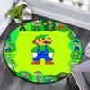 Luigi mario pattern round rug,Carpet Rug for Living Room Bedroom Playroom ,Non-slip Floor Mat,Holiday Gifts and Birthday Gifts.