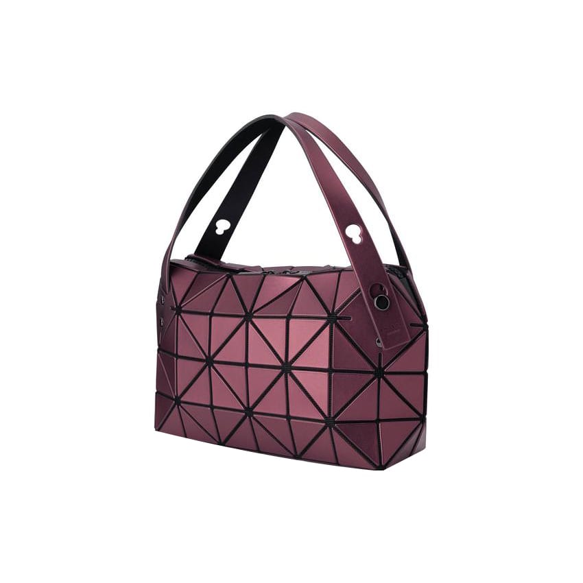 ISSEY MIYAKE Boston Polyvinyl Chloride Boston Bag, Shoulder Bag, Handbag Regular Women's Burgundy BB33-AG481-83
