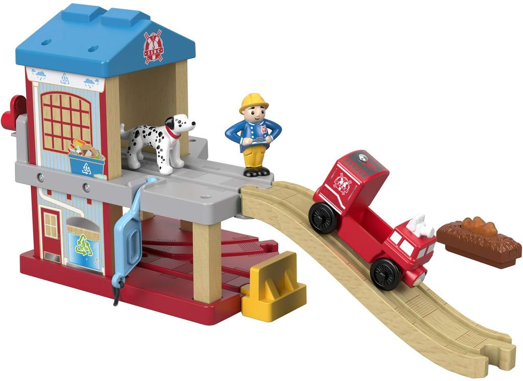 Thomas the Tank Engine Wooden Rail Series Firehouse FVD12