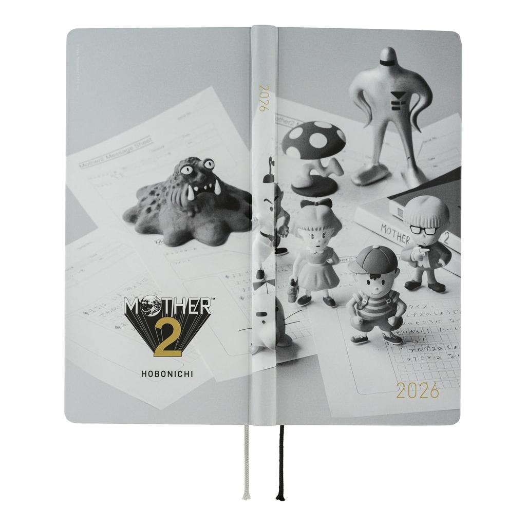 Hobonichi Techo 2026 Недели Секреты MOTHER/MOTHER 2. Январь Начало Недельный Планировщик, Левый Недельный, Тонкий Вертикальный