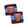 West Ham United FC Хлопковый браслет унисекс для взрослых с гербом (Упаковка из 2 шт.)