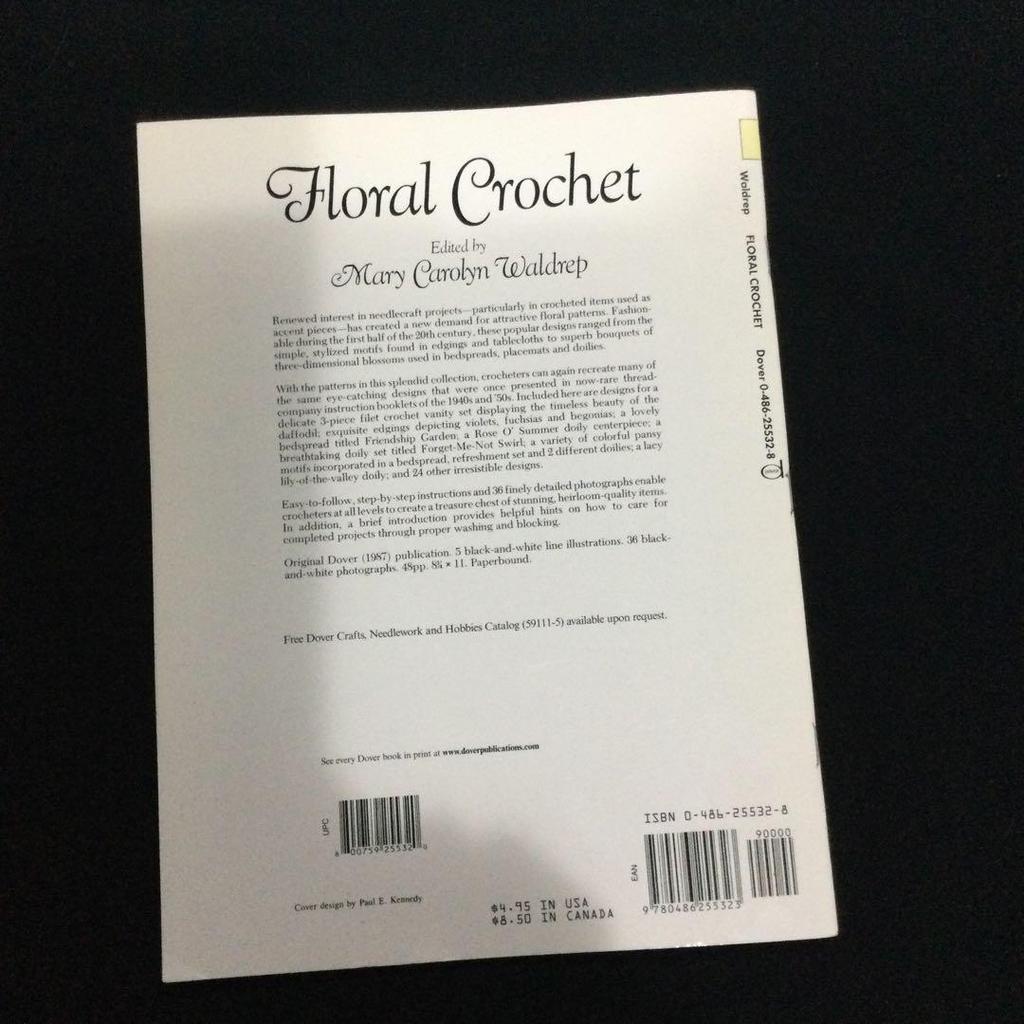 [Б/У] Цветочные Крючком Кружева Книга по Вязанию Цветочная Салфетка