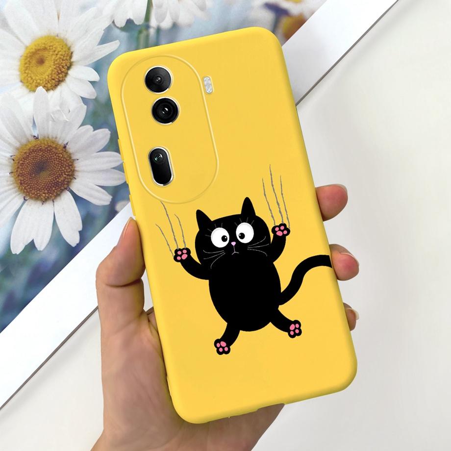 Чехол для телефона Oppo Reno 11 Pro 5G Милые животные Силиконовый Мягкий ТПУ Задняя крышка Для Oppo Reno11 CPH2599 Reno11 F CPH2603 Capa