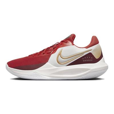 Кроссовки мужские Nike Precision 6 Team Red Белый Светло-Карминный Металлик-Золотой DD9535-006