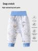 High Waist Cotton Blend Baby Warm Pants for Boys & Girls - Belly Protection Underwear for Spring, Autumn, Winter