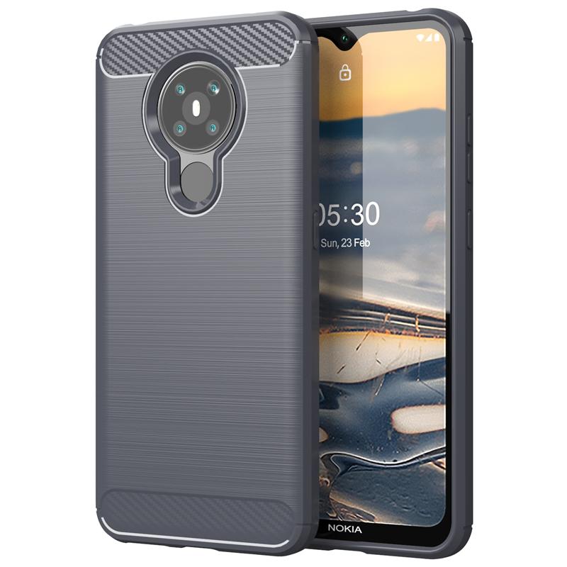 Для чехла Nokia 5.3 Чехол Для Nokia 5.3 Мягкий ТПУ Бампер Чехол для телефона из углеродного волокна Для Nokia XR20 2.4 3.4 5.4 6.2 7.2 8.3 5.3 Fundas