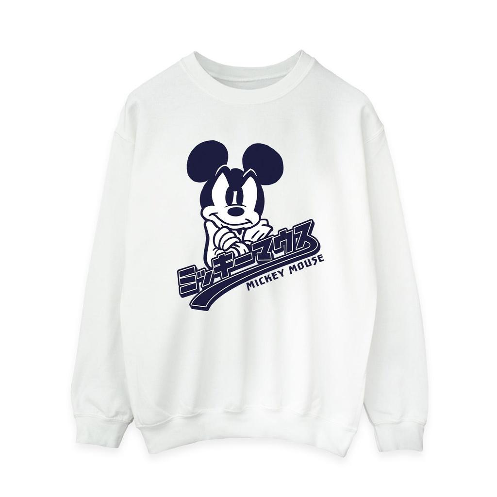 Disney Womens/Ladies Mickey Mouse Japanese Sweatshirt
