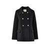 Qiushui Yiren Women's 100% Merino Wool Lapel Winter Coat