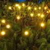 Led Solar Firefly Lights Hot Sale Lawn Lamp Outdoor Decoration Fairy Stake Landscape Light  Passage