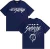 Rapper Manuel Carrasco Salvaje Tour Album T Shirts for Men Fashion Vintage Short Sleeve T-shirt Cotton Casual Loose T Shirt