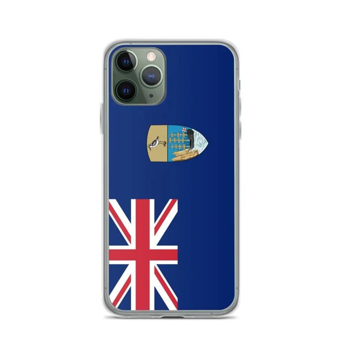 Coque Télephone Drapeau Sainte-Hélène, Ascension Et Tristan Da Cunha - iPhone 11 Pro