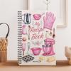 My Recipe Book, Diary, Kitchen Cooking Spiral Notebook, Glove Schedule