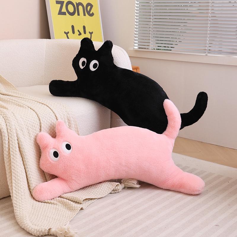 Очаровательная плюшевая игрушка-кошка для девочек, идеально подходящая в качестве компаньона для сна и варианта подарка