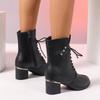 New Spring Autumn Women Outdoor Designer Trend Comfortable Shoes Women Lace Up Trend Fashion Modern Boots Shoes for Women