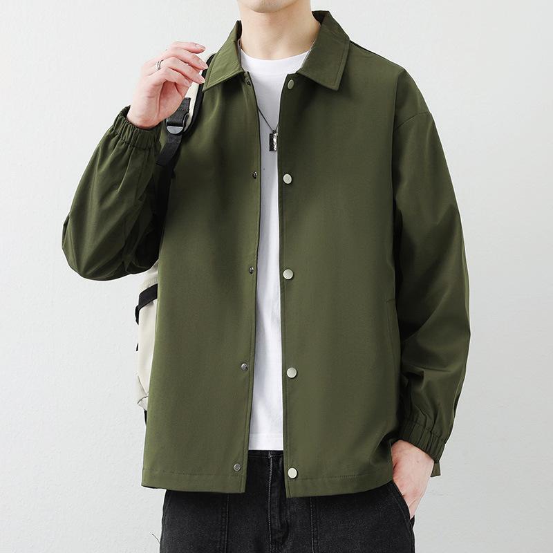 Новая мужская повседневная куртка для осени и зимы, с высококачественным ощущением и свободным воротником для мужской верхней одежды