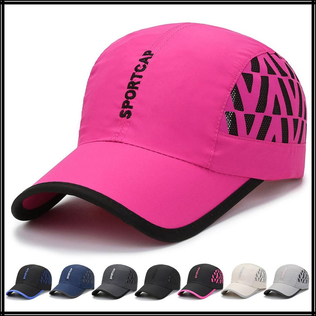 Sun CZA490 [Белый Клык] Шляпа, Кепка, Сетка, Спорт, На открытом воздухе, Быстросохнущая, Легкая, Защита, Мужская, Женская, (Черный Синий)