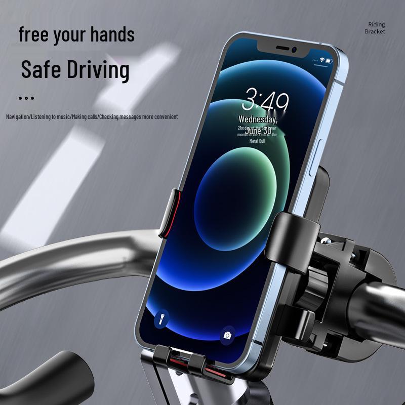 360° Rotating Shockproof Phone Holder for Bikes & Motorcycles