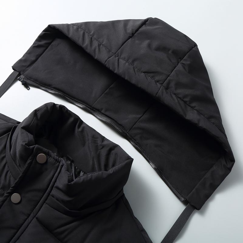 Осенне-зимние мужские куртки без рукавов с капюшоном, новинка 2022 года, повседневный теплый мужской жилет больших размеров M-5XL