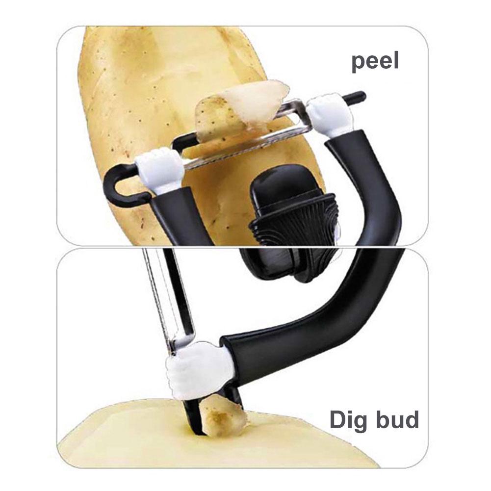 Милый Чаплин Фрукты Овощи Яблоки Нержавеющая сталь Овощечистки и цедры Фрукты и овощи Инструменты Кухонные принадлежности Забавные гаджеты