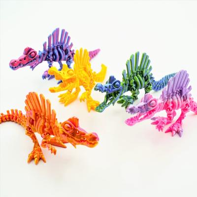 3D-печатная подвижная фигурка динозавра эхинозавра, модель костей дракона, настольное ремесленное украшение, креативные оригинальные подарки для детей