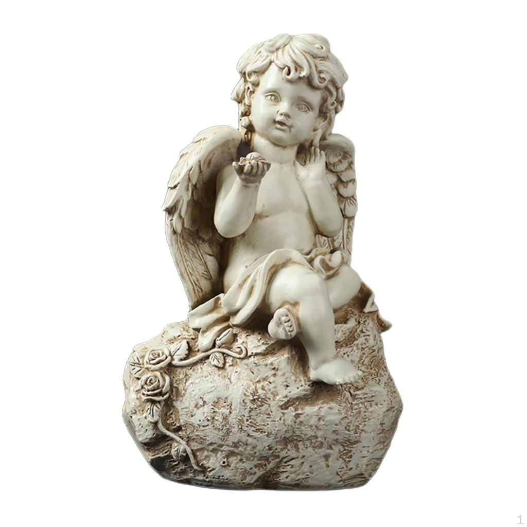 Статуя ангела, креативные фигурки, статуи ангелов, миниатюры, декор, сказочный сад