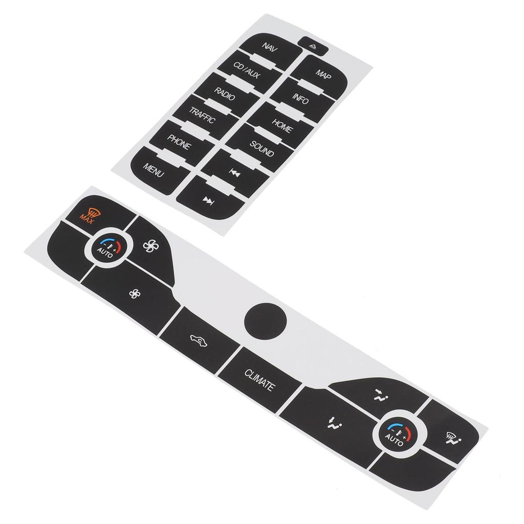 Кнопки управления Ячейки Ремонт Радио Наклейка Кнопки Ремонт Радио Наклейка Отраженный Свет S Max Ремонт Кнопки Наклейка