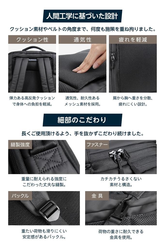 Рюкзак деловой рюкзак водонепроницаемый водонепроницаемый на молнии водоотталкивающая деловая сумка 38 л большая вместимость удлиненная вставка 17 дюймов ПК походы на работу