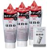 Uno Hot Clear Gel 120 г x Согревающий очищает удаляет грязь и без пены оставляет кожу гладкой и <Средство для умывания лица> 3 шт. + Образец. ощущение, поры,