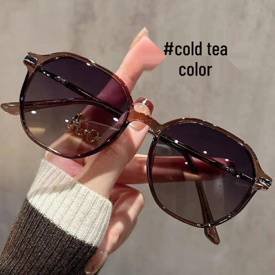 2025 Женские Солнцезащитные Очки Премиум-Класса Чайного Цвета с Поляризацией - Сверхлегкие, Защита от УФ-лучей, Специальная Посадка для Маленьких Лиц
