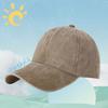 Manufacturers Baseball Cap  Washed Cotton Sun Hat Custom Logo Cowboy Soft Top Sunscreen Baseball Cap