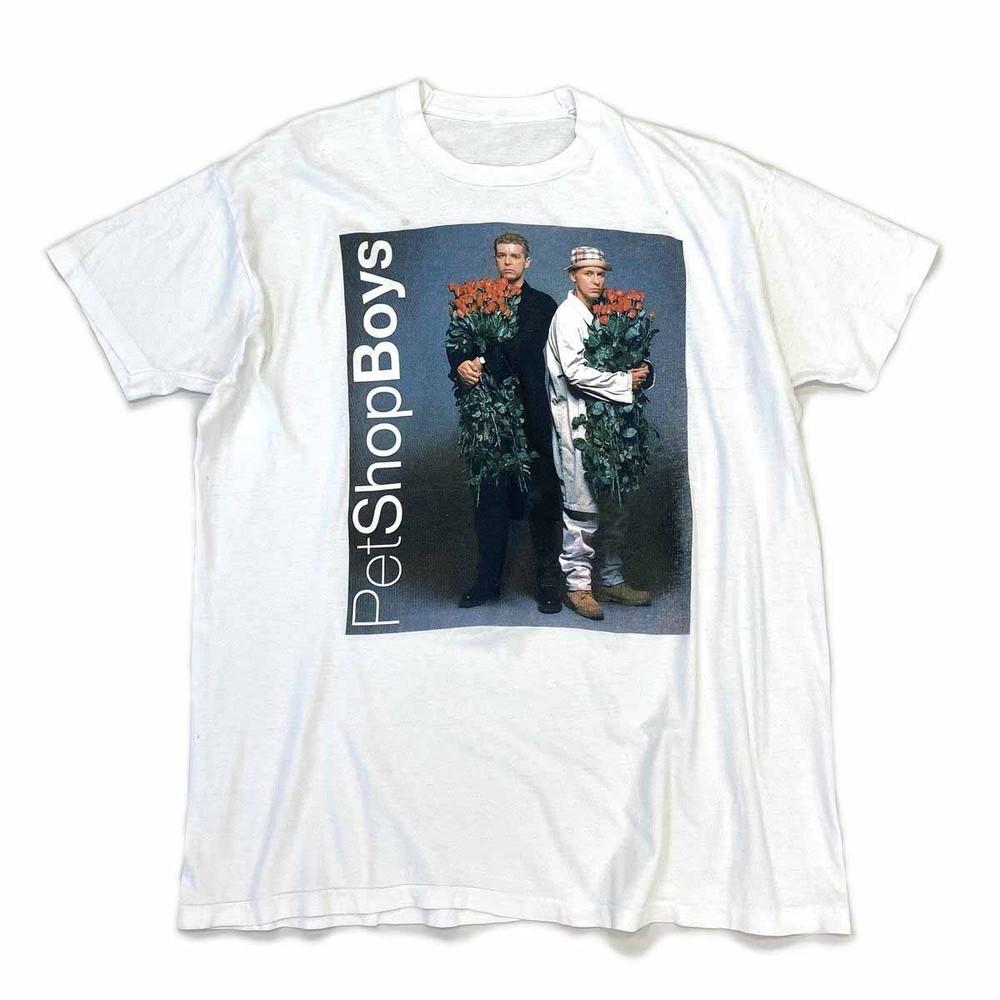 Retro STyle Roses Pet Shop Boys Shirt White Unisex Size S-5XL SE169 Unisex T-Shirt