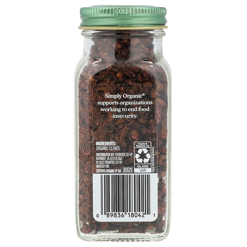 Simply Organic Whole Cloves, 58g (2.05 oz)