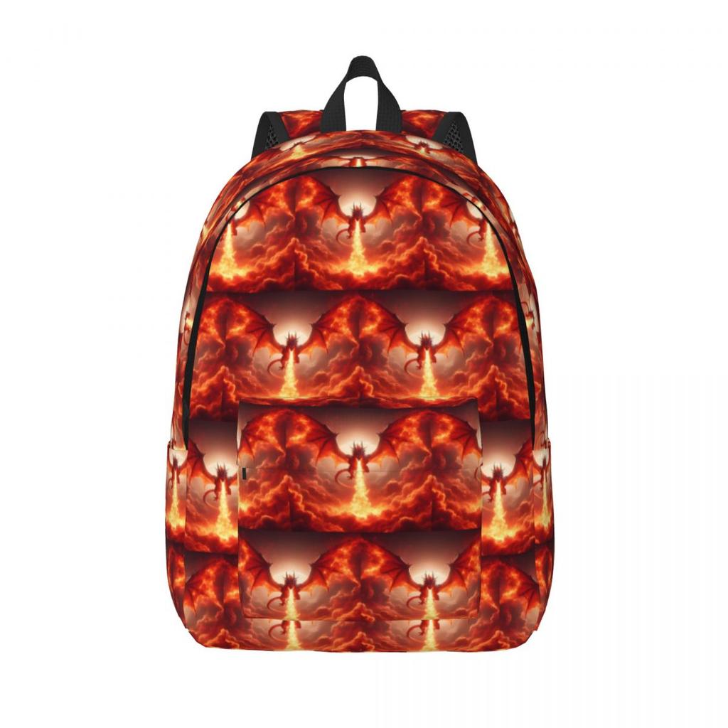 Рюкзак "Дракон в огне" Горячая Распродажа Daypack Большая Вместимость Мальчики Девочки BookBag Школьная Сумка Наплечные Сумки для Мужчин Женщин