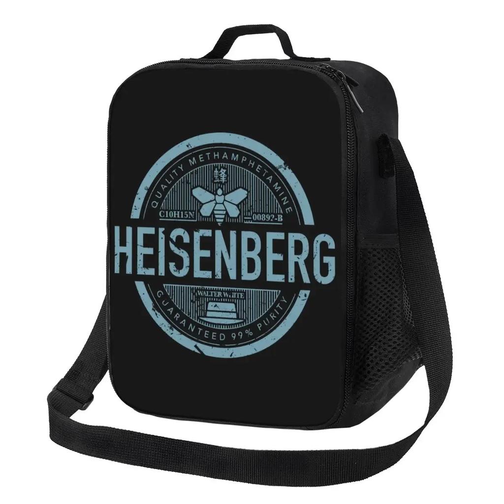 Breaking Bad Thermal Insulated Lunch Bag Women Heisenberg Tv Show Portable Lunch Tote for Outdoor Travel Bento Food Box