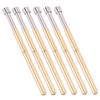100pcs Spring Test Pogo Pin Concave Head Type Brass Material 2.02mm 0.1in Tube Diameter 33.35mm 1.3in PCB Testing Pins