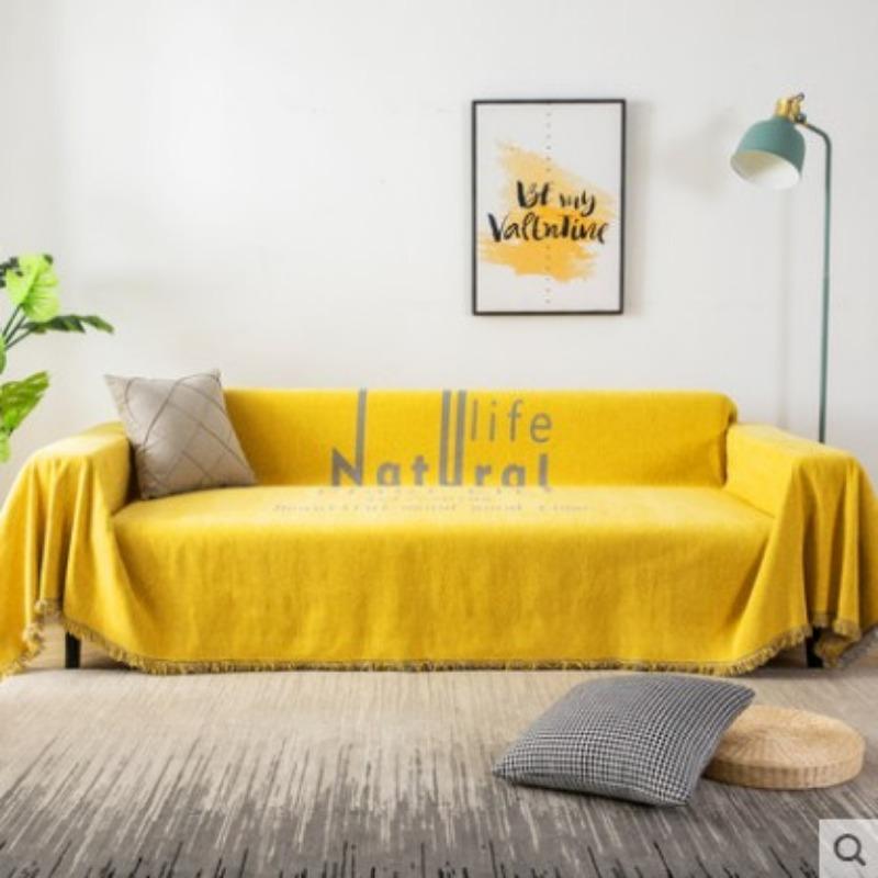 Полотенце для дивана Полный чехол Чехол для дивана Тканевый чехол Чехол Полотенце Ткань Подушка Одеяло Все включено Универсальный Скандинавский стиль Инс стиль