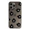 Glitter Black Flower Apple 15promax Mobile Phone Case 16 Suitable for Iphone13 Retro Niche 11 Soft Set 12