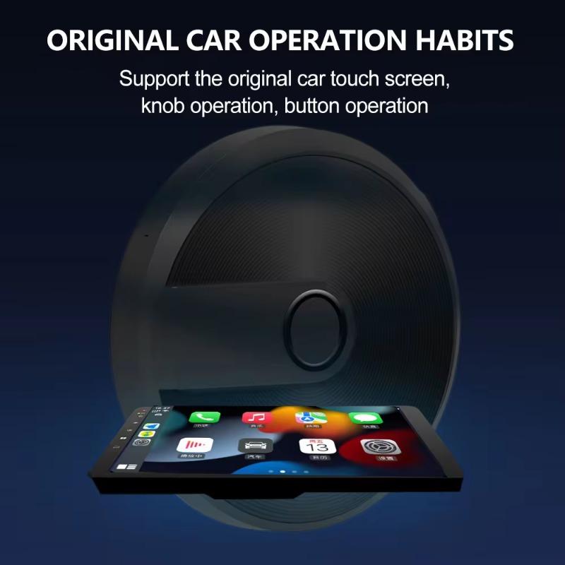 Беспроводной адаптер CarPlay 2023 CarPlay Dongle преобразует проводное соединение в беспроводное 5,8G WiFi Bluetooth 5,0 Стабильное соединение без перебоев