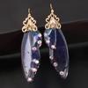 Модные женские украшения Элегантные серьги-капли Длинные серьги в форме крыла цикады