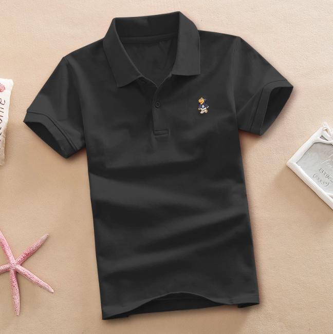 Детская летняя детская одежда с коротким рукавом, средняя и большая детская футболка, хлопковая полосатая рубашка-поло