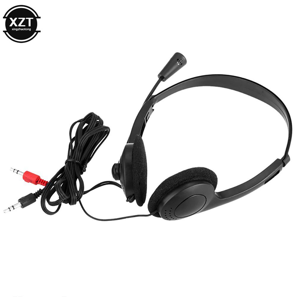 3,5 мм проводная стереогарнитура с шумоподавлением наушники с микрофоном игровые наушники для компьютера, ноутбука, настольного компьютера