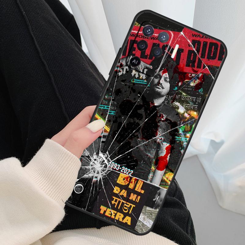 Indian Rapper Sidhu Moose Wala Case For Oppo A54 A74 A94 A18 A57 A17 A77 A38 A58 A78 A98 A80 A60 A40 A96 A76 A16 A15 A5 Pro