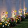 Waterproof LED Landscape Lamp Butterfly Design Solar Lights Solar Flower Lights  Outdoor