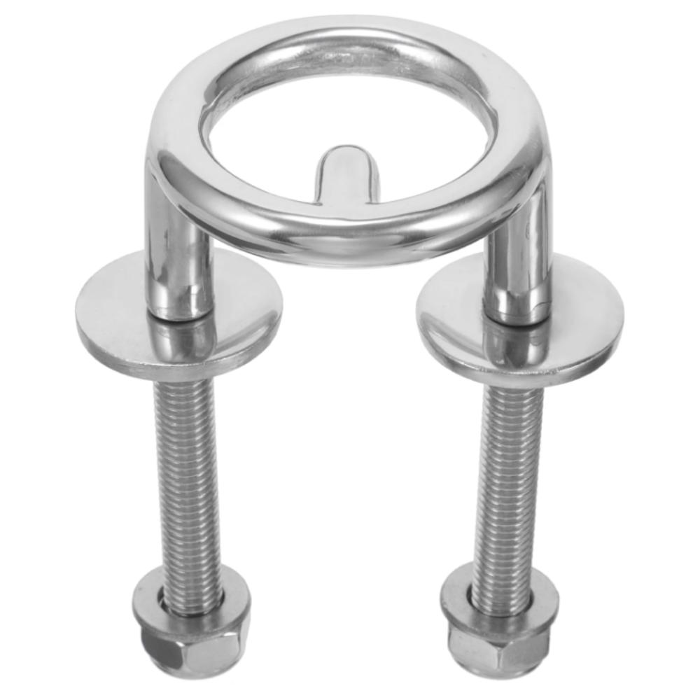 Marine Grade Water Ski Tow Ring Stainless Steel Boat Tow Accessory Marine Tow Hook Yacht Equipment