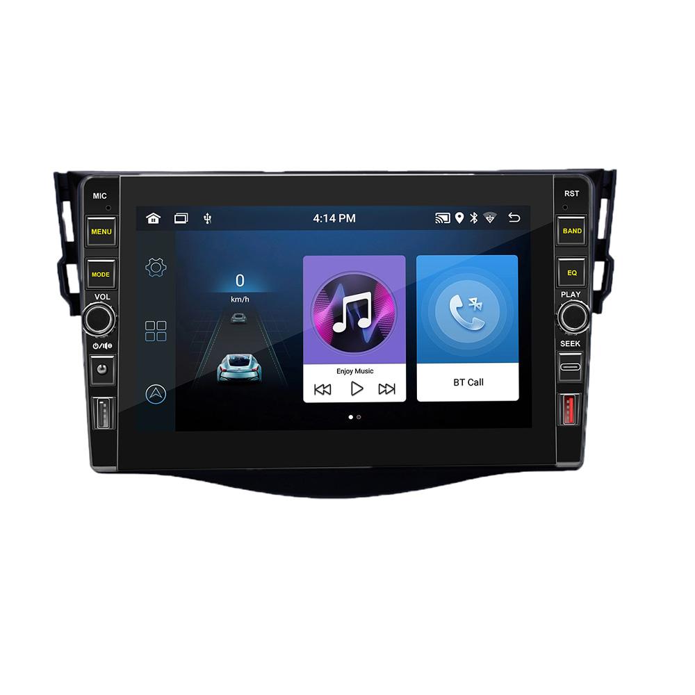 8-дюймовый автомобильный Android-радио для Toyota RAV4 2007-2012 с кнопочной ручкой 2din мультимедийный стерео видеоплеер WIFI GPS 1 + 32 ГБ