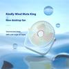 6 Inch USB Charging Desk Fan Quiet Three Blades Portable Table Fan with Night Light