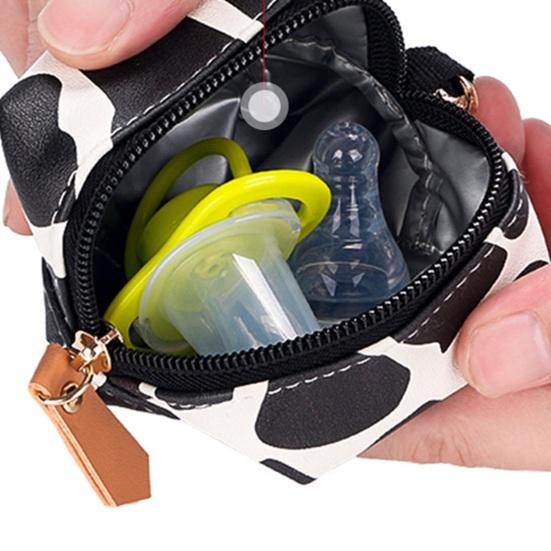 Водонепроницаемый чехол для пустышки, сумка для хранения детских пустышек, вмещает 2 пустышки, портативный чехол для пустышки с клипсой для коляски, рюкзака, ремня