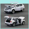 Модель автомобиля Volkswagen Tiguan L SUV из сплава с инерционным механизмом для детей, коллекционная, для демонстрации