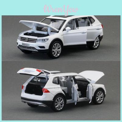 Модель автомобиля Volkswagen Tiguan L SUV из сплава с инерционным механизмом для детей, коллекционная, для демонстрации